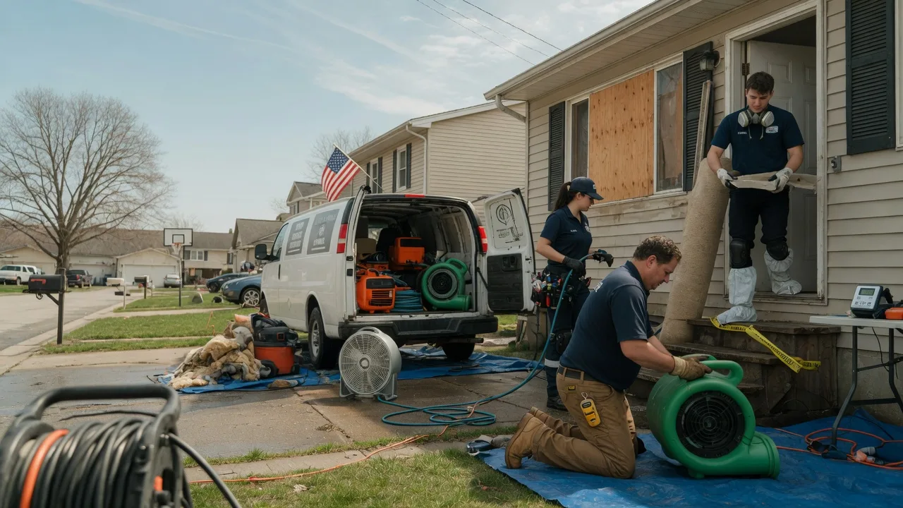 Water Damage Restoration in Little Falls, MN near me